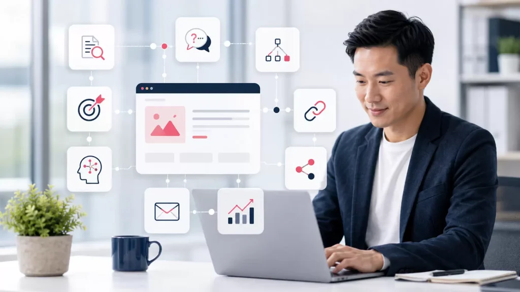 RankAI Pro 協助企業建立 AI 內容成長流程