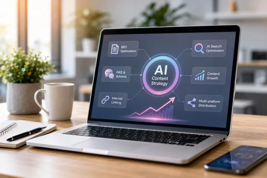 RankAI Pro 和一般 AI 寫文章工具差異示意圖